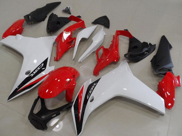 Carenado Moto Honda CBR600F 2011-2013 - Blanco Rojo Negro Brillante