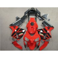 Carenados Moto Honda CBR600RR 2003-2004 - Rojo Negro Brillante Negro Mate