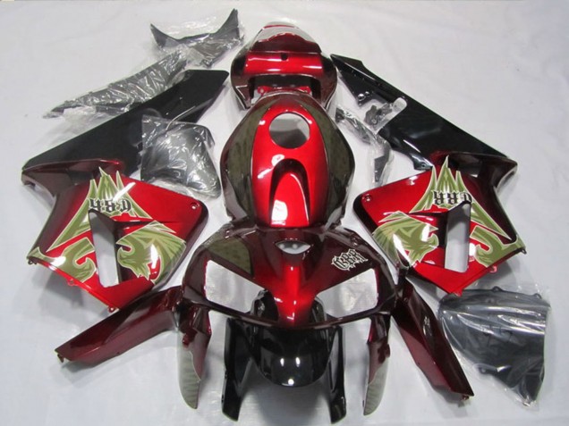 Carenados Moto Honda CBR600RR 2005-2006 - Negro Rojo