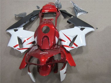 Carenados Moto Honda CBR600RR 2005-2006 - Rojo Blanco Negro