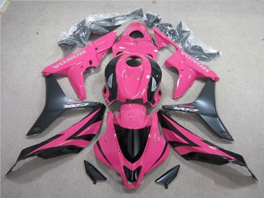 Kits Carenados Moto Honda CBR600RR 2007-2008 - Rosa Negro Mate