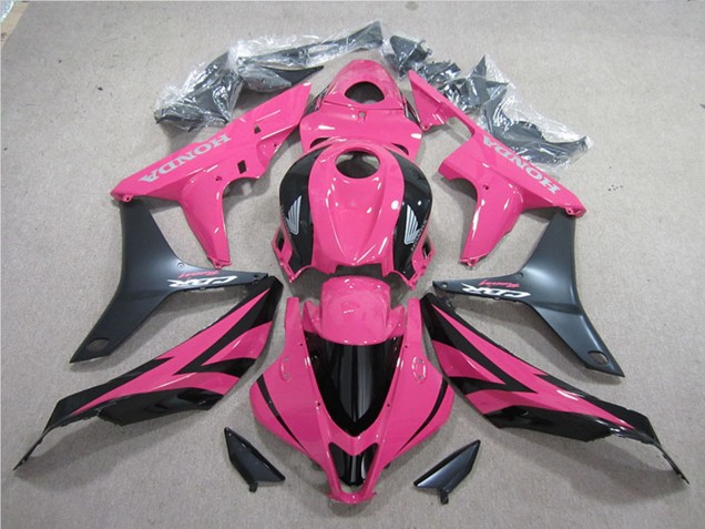 Kits Carenados Moto Honda CBR600RR 2007-2008 - Rosa Negro Mate