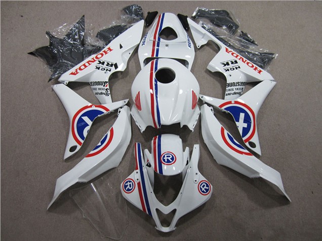 Carenado Moto Honda CBR600RR 2007-2008 - Blanco Azul Rojo R
