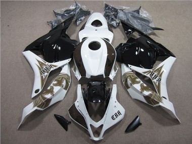 Kits Carenado Moto Honda CBR600RR 2009-2012 - Blanco Negro Brillante