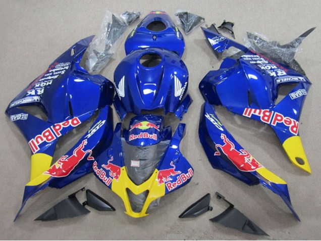 Carenado Moto Honda CBR600RR 2009-2012 - Azul Amarillo Rojo Bull