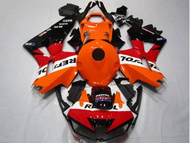 Kits Carenado Moto Honda CBR600RR 2013-2023 - Naranja Blanco Rojo Negro Brillante Repsol