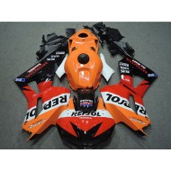 Carenado Moto Honda CBR600RR 2013-2023 - Naranja Blanco Rojo Negro Brillante Repsol HRC