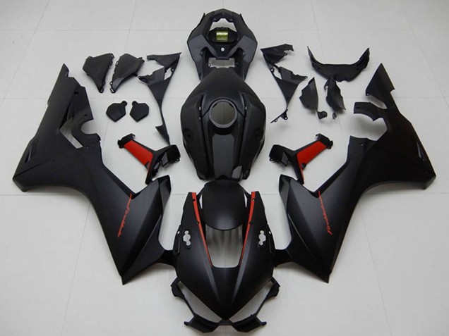 Carenados Moto Honda CBR1000RR 2017-2023 - Negro Mate Rojo