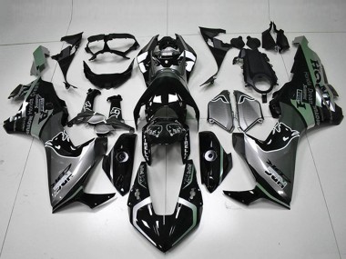 Carenado Moto Honda CBR1000RR 2017-2023 - Plata Negro Brillante HRC