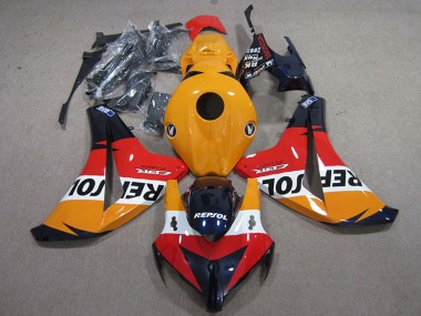 Kits Carenado Moto Honda CBR1000RR 2008-2011 - Naranja Blanco Rojo Negro Brillante Repsol