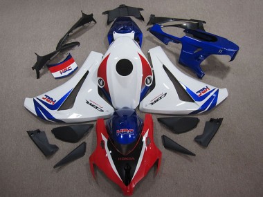 Kits Carenado Moto Honda CBR1000RR 2008-2011 - Blanco Rojo Azul HRC