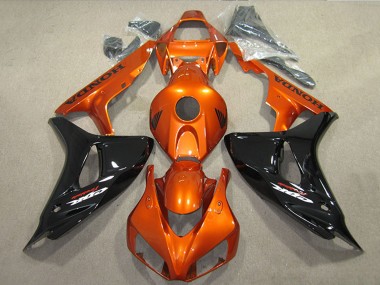 Carenado Moto Honda CBR1000RR 2006-2007 - Naranja Negro Brillante