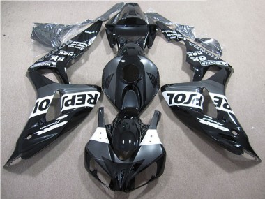 Carenado Moto Honda CBR1000RR 2006-2007 - Negro Brillante Gris Blanco Repsol