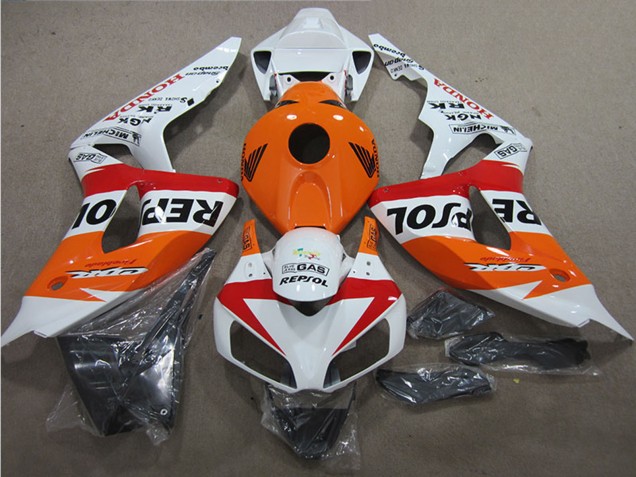 Carenado Moto Honda CBR1000RR 2006-2007 - Blanco Naranja Rojo Negro Repsol