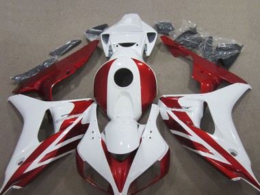 Kits Carenados Moto Honda CBR1000RR 2006-2007 - Blanco Rojo