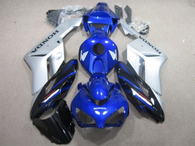 Carenado Moto Honda CBR600 F4i 2001-2003 - Plata Azul Negro Brillante
