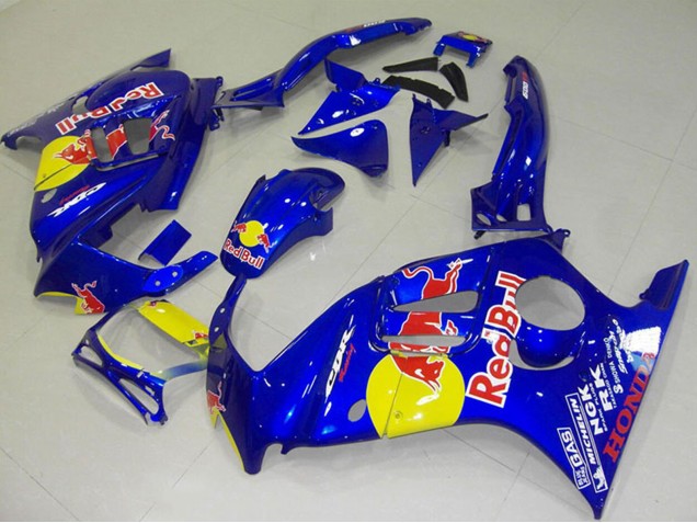 Carenado Moto Honda CBR600 F3 1995-1996 - Azul Amarillo Rojo Bull