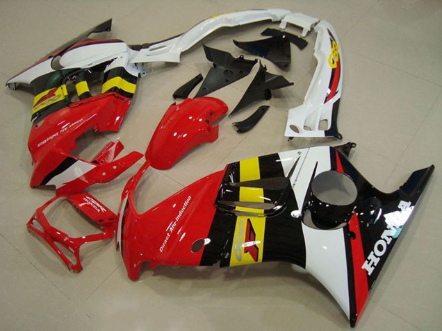 Carenado Moto Honda CBR600 F3 1995-1996 - Blanco Rojo Amarillo Negro Brillante