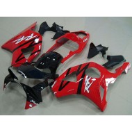 Carenado Moto Honda CBR900RR 954 2002-2003 - Rojo Negro Brillante Raya