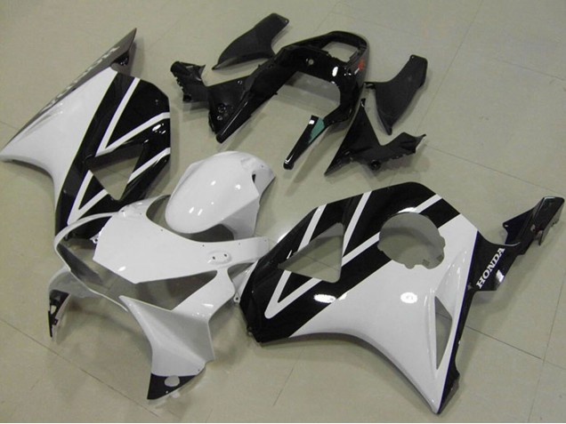 Carenados Moto Honda CBR900RR 954 2002-2003 - Blanco Negro Brillante