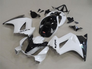 Carenado Moto Honda VFR 800 2002-2013 - Blanco Negro Brillante