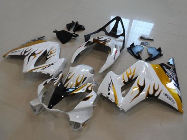 Carenados Moto Honda VFR 800 2002-2013 - Blanco Oro Llama