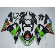 Carenado Moto Kawasaki ZX6R 2013-2018 - Negro Brillante Verde Rojo Azul Motocard