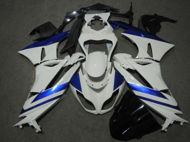 Carenado Moto Kawasaki ZX6R 2009-2012 - Azul Blanco