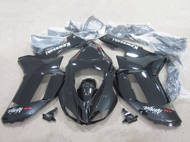 Carenado Moto Kawasaki ZX6R 2007-2008 - Negro Ninja 636