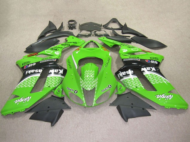 Carenado Moto Kawasaki ZX6R 2007-2008 - Verde Touch4 4