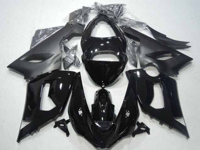 Carenado Moto Kawasaki ZX6R 2005-2006 - Negro Brillante Negro Mate