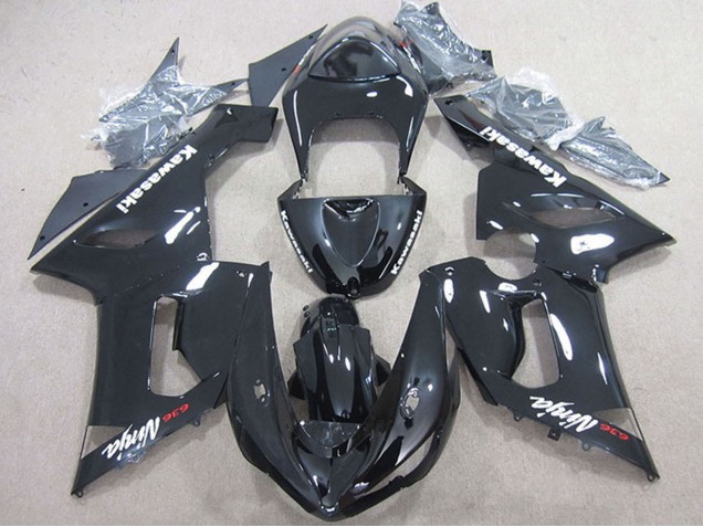 Carenados Moto Kawasaki ZX6R 2005-2006 - Negro Brillante