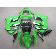 Kit Carenados Moto Kawasaki ZX6R 2000-2002 - Verde Blanco Negro