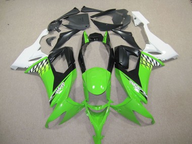 Kits Carenados Moto Kawasaki ZX10R 2008-2010 - Blanco Verde Negro