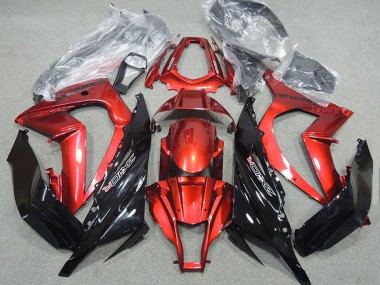 Carenados Moto Kawasaki ZX10R 2011-2015 - Rojo Negro Brillante