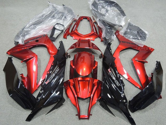 Carenados Moto Kawasaki ZX10R 2011-2015 - Rojo Negro Brillante