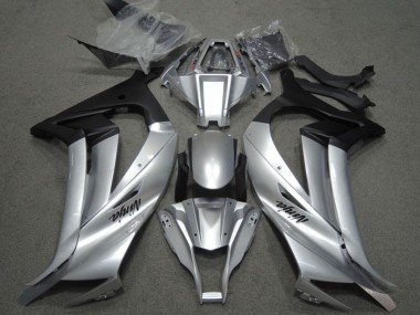 Carenado Moto Kawasaki ZX10R 2011-2015 - Plata Negro Mate