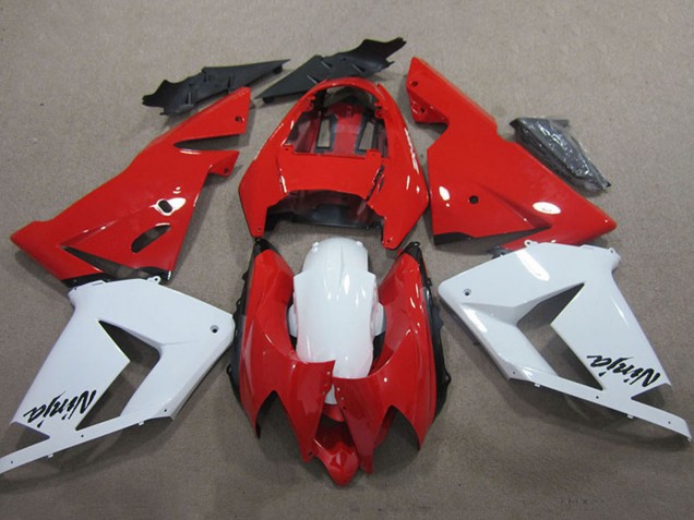 Carenado Moto Kawasaki ZX10R 2004-2005 - Rojo Blanco Ninja