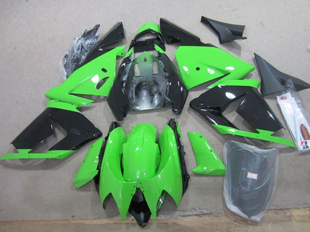 Carenado Moto Kawasaki ZX10R 2004-2005 - Negro Verde