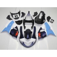 Carenado Moto Suzuki TL1000R 1998-2003 - Blanco Azul Claro Negro