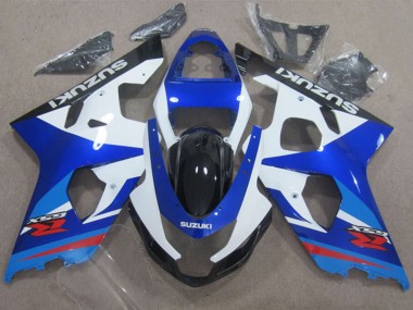 Carenado Moto Suzuki GSXR 600 2004-2005 - Blanco Azul Rojo