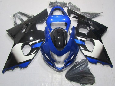 Carenado Moto Suzuki GSXR 600 2004-2005 - Azul Blanco Negro