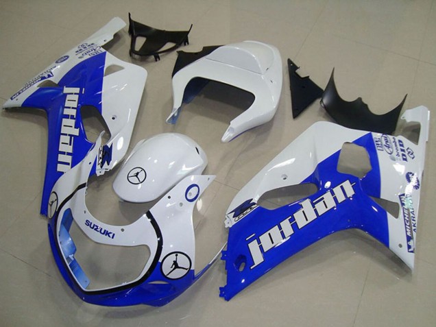 Carenado Moto Suzuki GSXR 750 2001-2003 - Blanco Azul Jordan
