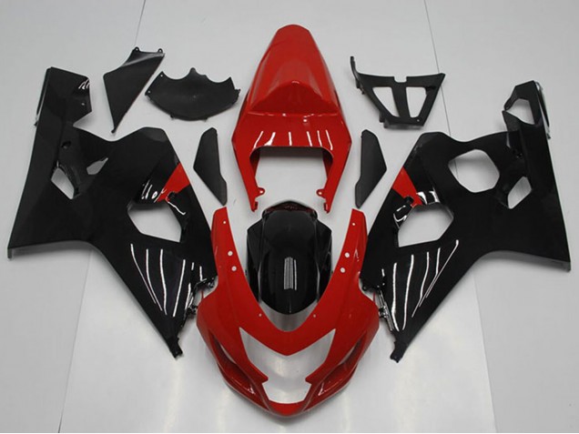 Carenados Moto Suzuki GSXR 750 2004-2005 - Rojo Negro Brillante