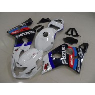 Carenado Moto Suzuki GSXR 750 2004-2005 - Blanco Azul Rojo Negro Motul