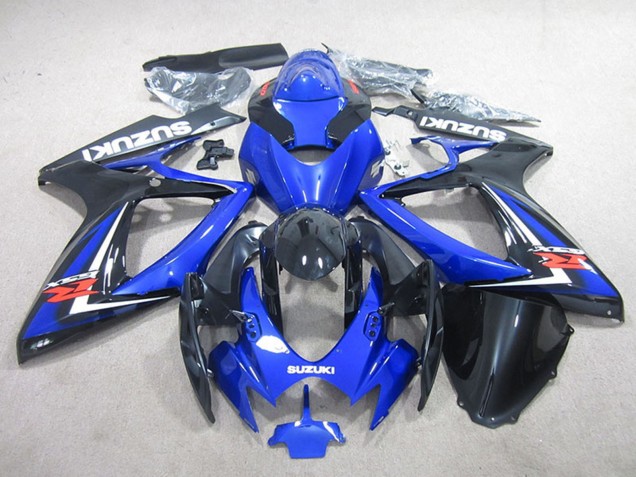 Carenado Moto Suzuki GSXR 750 2006-2007 - Azul Negro Brillante