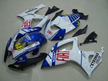 Carenado Moto Suzuki GSXR 750 2006-2007 - Blanco Azul Rojo Fiat 46