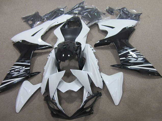 Carenados Moto Suzuki GSXR 750 2011-2024 - Blanco Negro