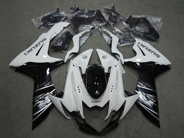 Carenado Moto Suzuki GSXR 750 2011-2024 - Blanco Negro