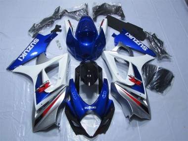 Carenado Moto Suzuki GSXR 1000 2007-2008 - Azul Blanco Rojo